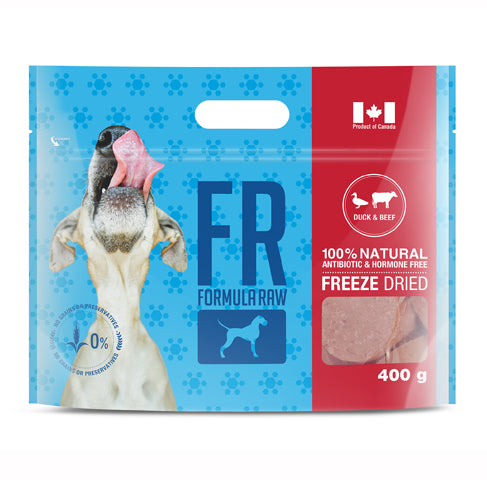 FR - RECIPE: FREEZE DRIED DUCK & BEEF FOR DOGS