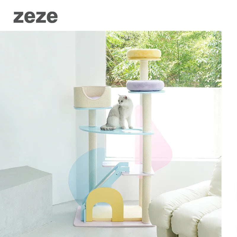 Zeze - Acrylic modern style cat trees