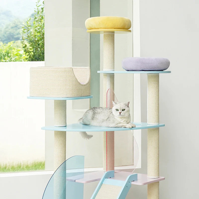 Zeze - Acrylic modern style cat trees