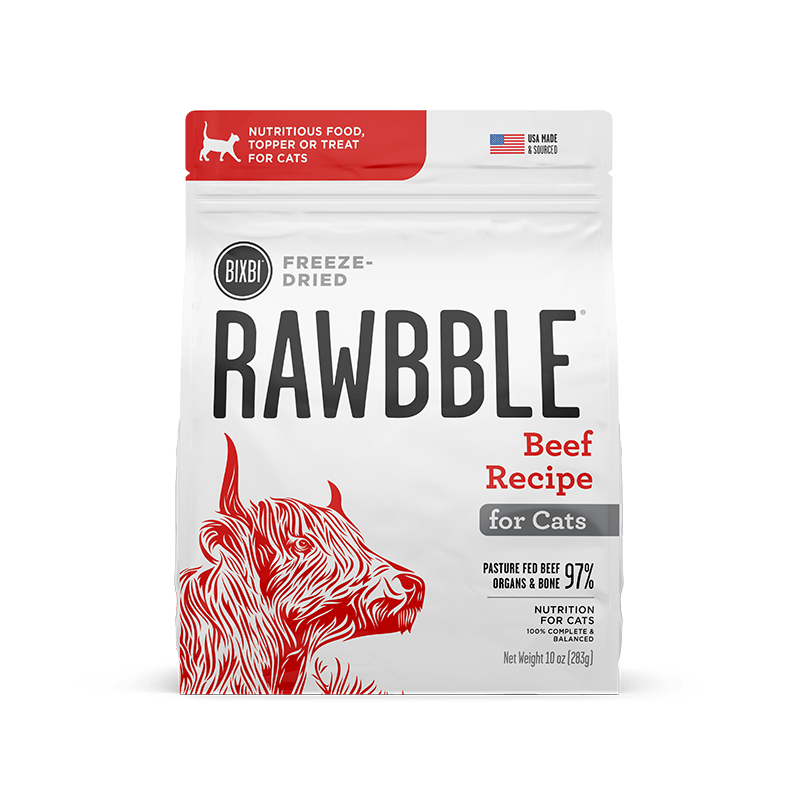 RAWBBLE - FREEZE DRIED CAT FOOD - BEEF RECIPE
