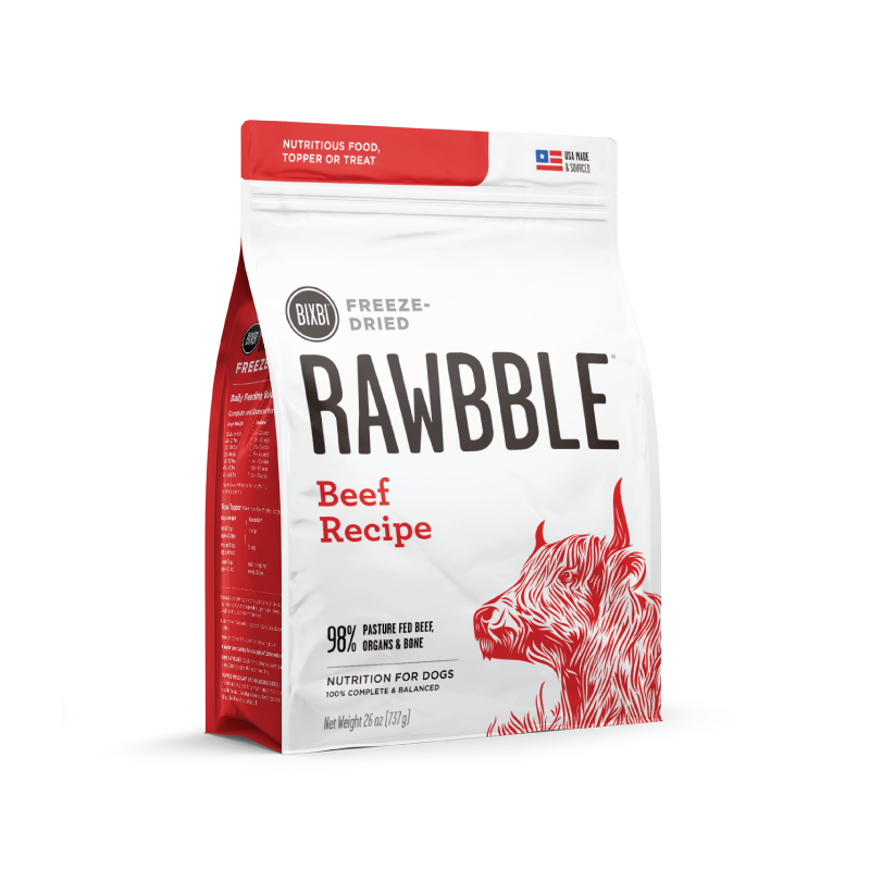 RAWBBLE - FREEZE DRIED DOG FOOD - BEEF RECIPE