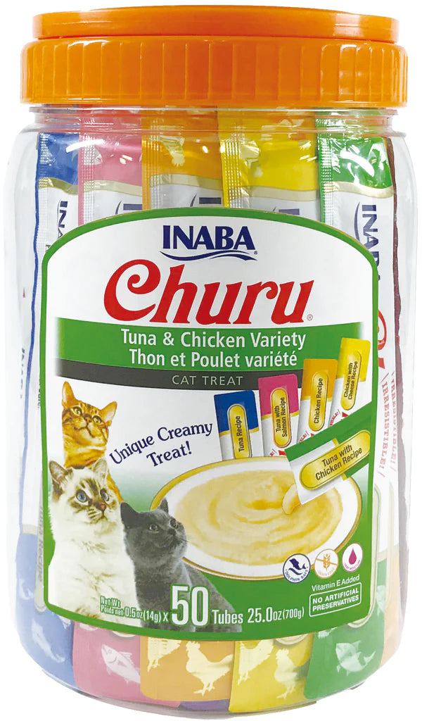 Inaba - Churu Tuna & Chicken Variety 50 Tubes