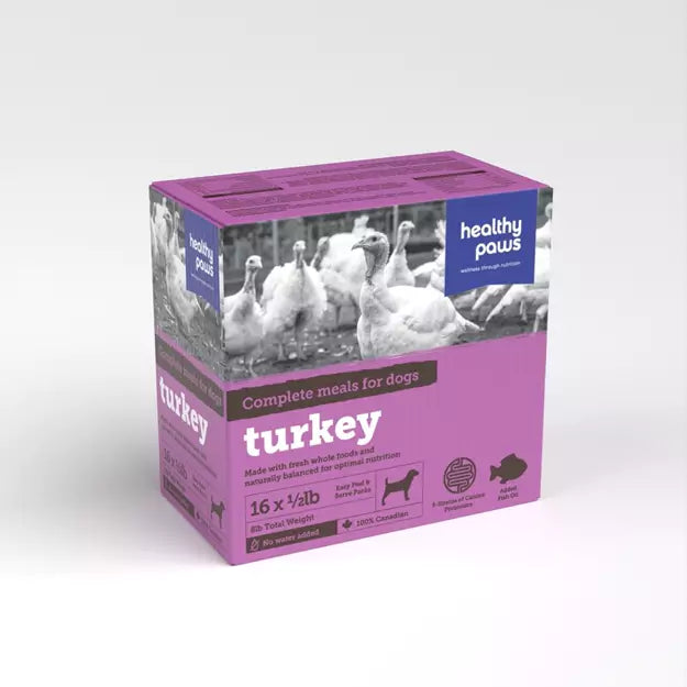 Healthy Paws - Complete Dog Dinner Turkey