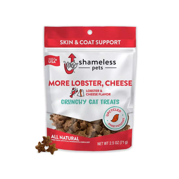 Shameless Pets - Crunchy Cat Treats 71g - More Lobster, Cheese