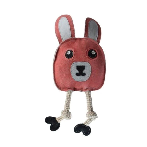 Leather Dog Toys - Bunny