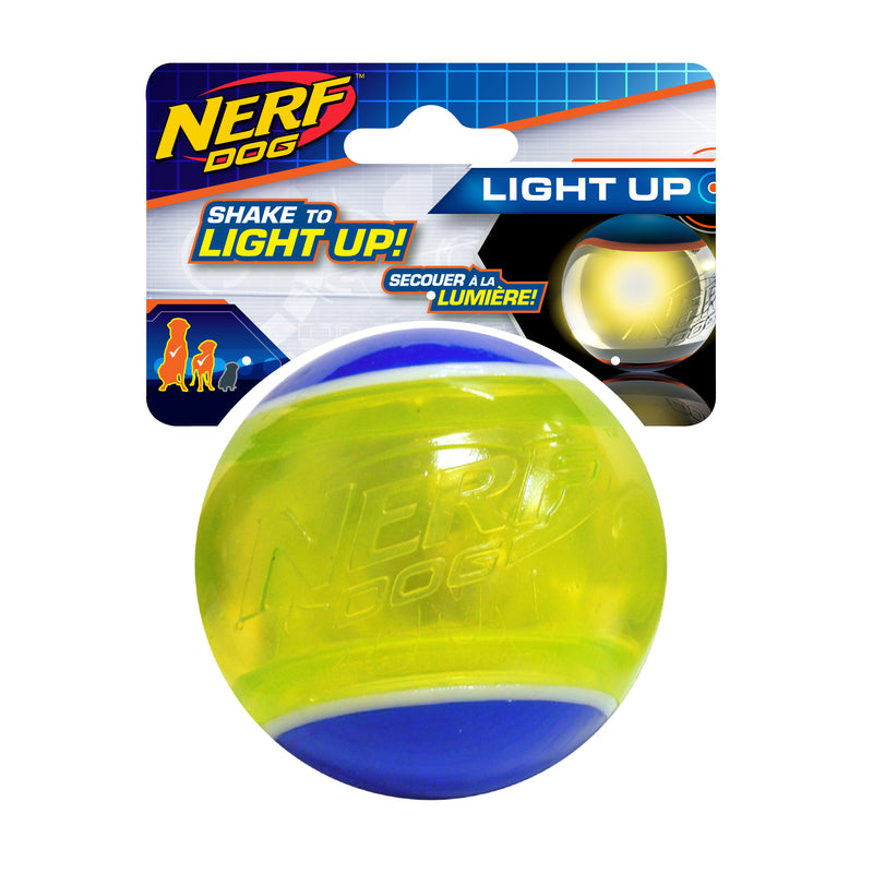 Nerf - LED Blaze Tennis Ball - Green & Blue - 8.3 cm (3.25 in)