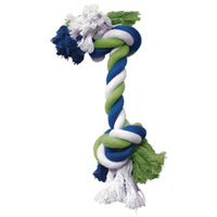 Dogit - Dog Knotted Rope Toy, Multicoloured Rope Bone, Medium
