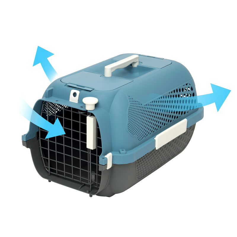 Catit Cat Carrier - Medium - Blue-Grey