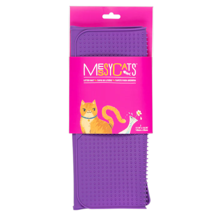 Messy Cats - Silicone Cat Litter Mat- Size 18" x 14"